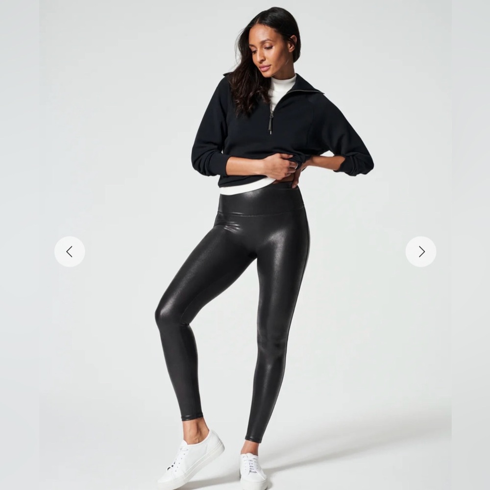 Spanx faux leather leggings